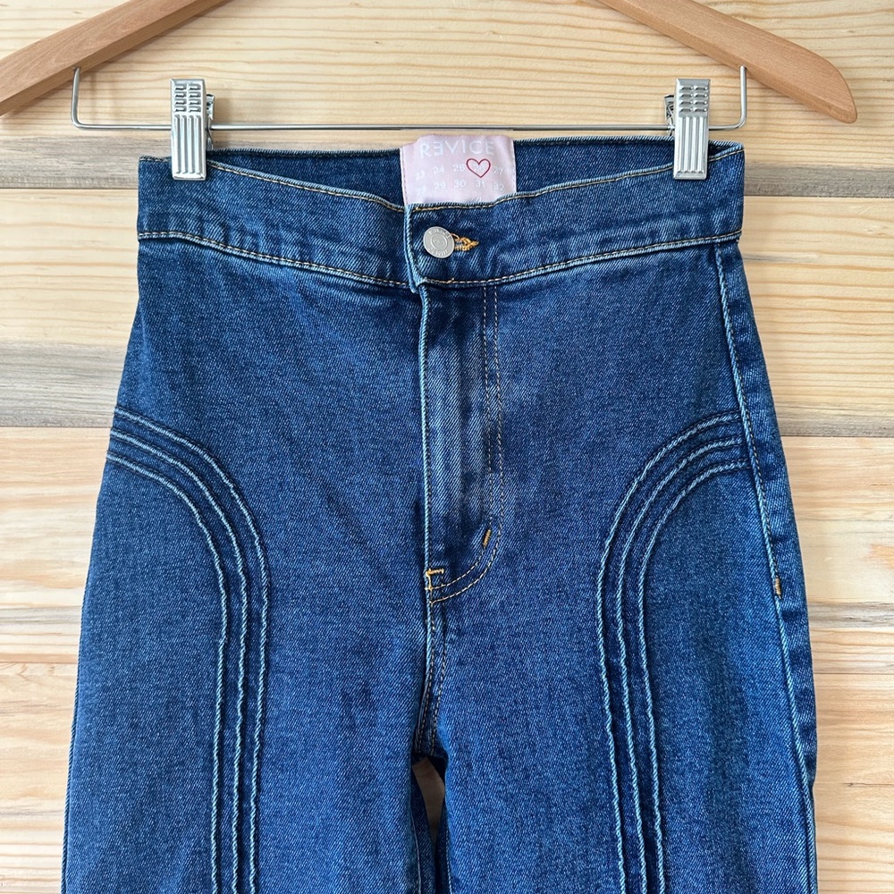 REVICE Blue Flare Jeans - Picture 11 of 13